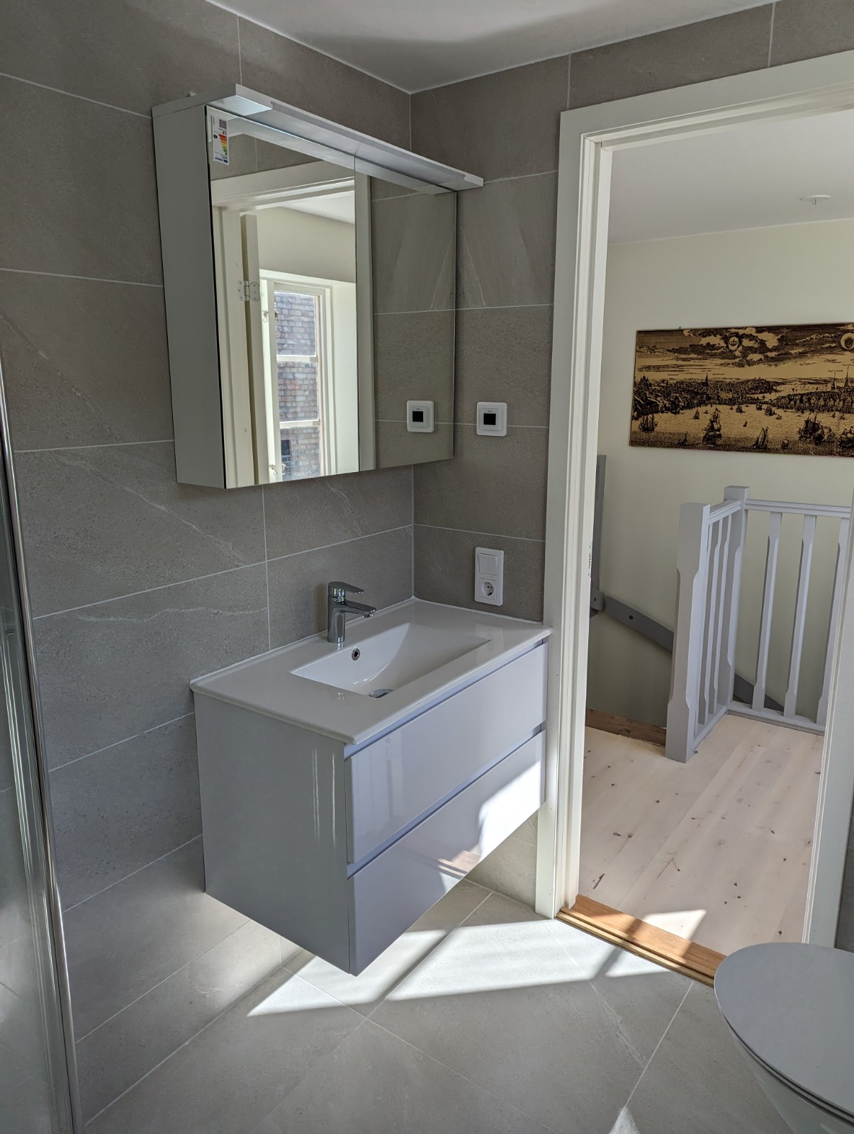 Badrum, tvättställ